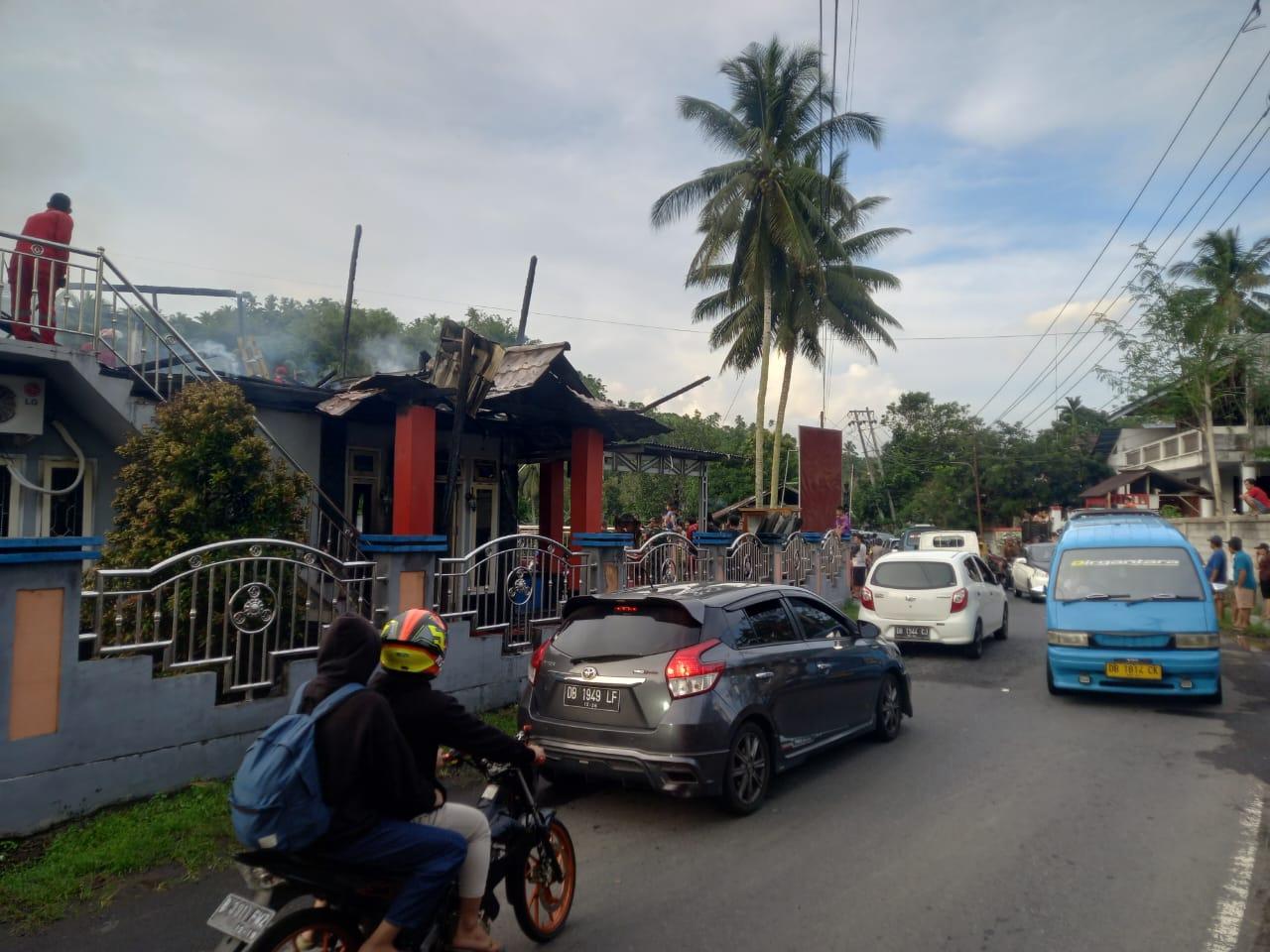1 Rumah di Sawangan Minut Sulawesi Utara Terbakar, Diduga Korsleting, Warga Sebut Nama Korban