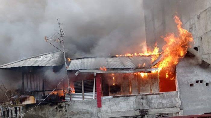 Data Kasus Kebakaran di Manado Sulawesi Utara Tahun 2023, Didominasi Korsleting Listrik