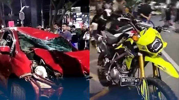 Kecelakaan Maut Tadi Pagi, Dua Remaja Tewas, Sopir Kabur Setelah Mobil Sedan Tabrak Motor