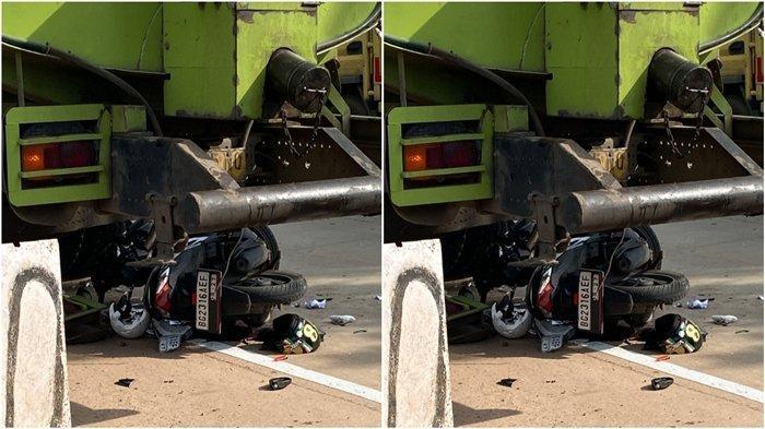 Kecelakaan Maut 14.30 WIB, Seorang Pemotor Tewas di Tempat, Terlibat Insiden dengan Truk Tangki