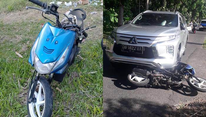 Kecelakaan Maut Pukul 13.30 Wita, Seorang Remaja Tewas, Motor Keluar Jalur dan Tabrak Mobil