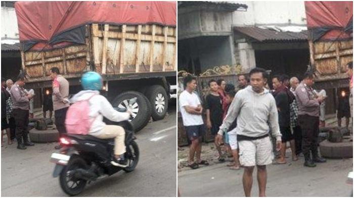 Kecelakaan Maut, Seorang Pemotor Tewas di Tempat, Tabrak Truk yang Berhenti di Pinggir Jalan