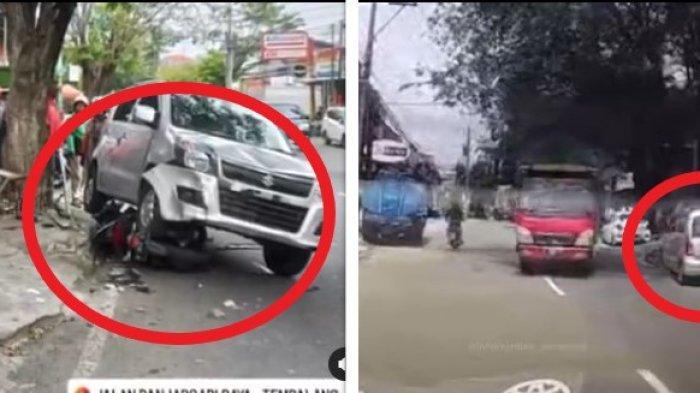 Kecelakaan Maut Pukul 12.45 WIB, Seorang Mahasiswi Tewas, Mobil Karimun Tabrak 2 Mahasiswa