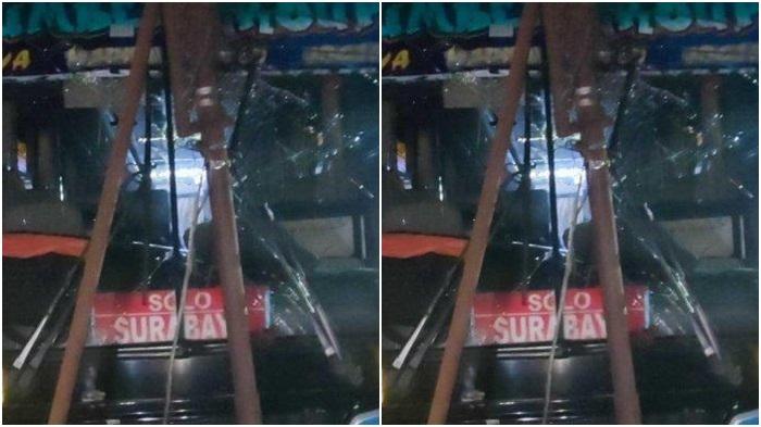 Kecelakaan Maut, Seorang Pemotor Tewas, Motor Tertabrak Bus