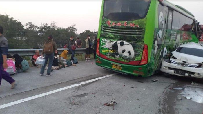 Kecelakaan Maut di Tol Malang-Pandaan, Pengemudi Bus Tewas, Tabrakan Beruntun 5 Kendaraan