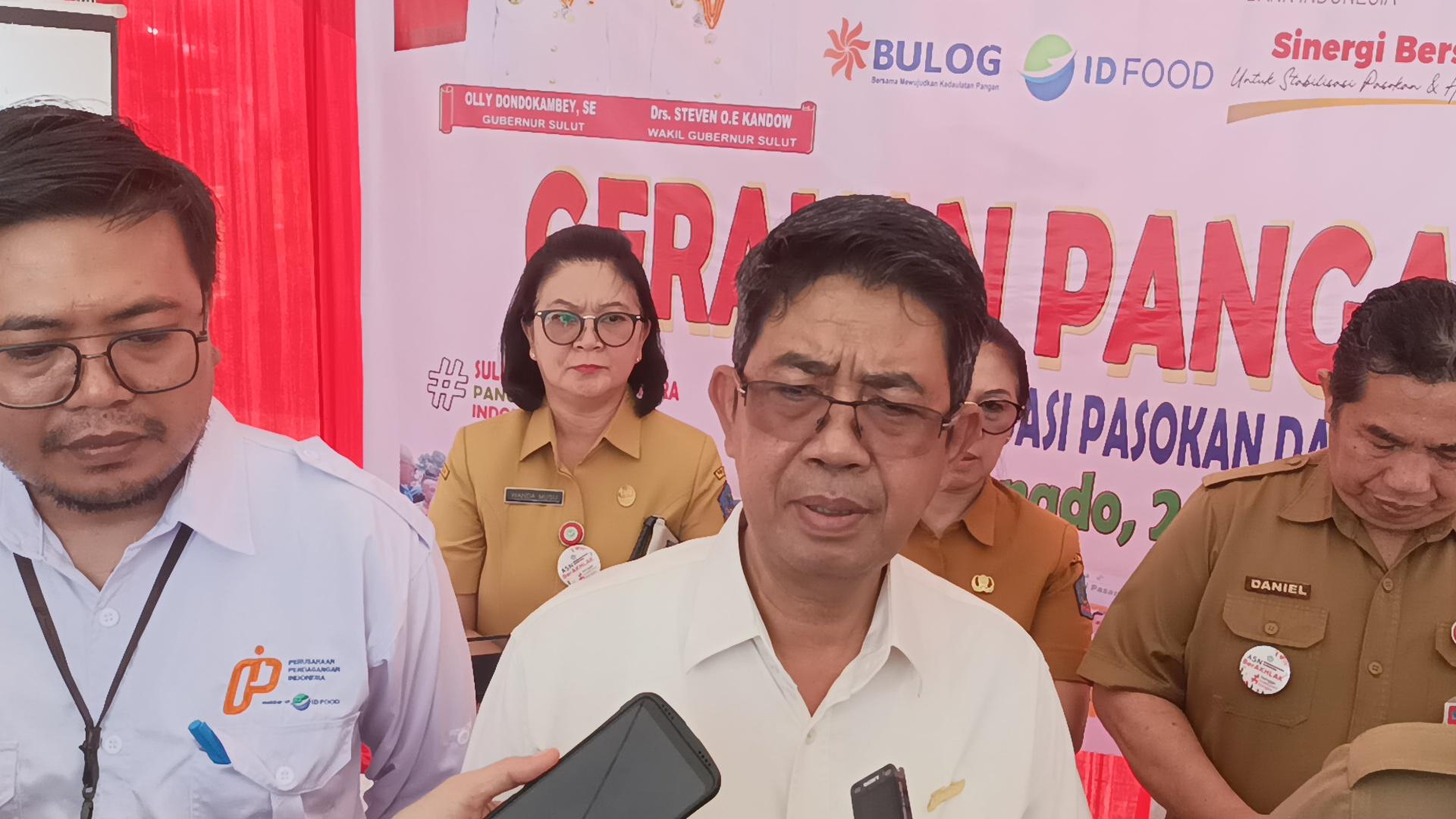 Bulog Dukung Program Gerakan Pangan Murah Pemprov Sulawesi Utara