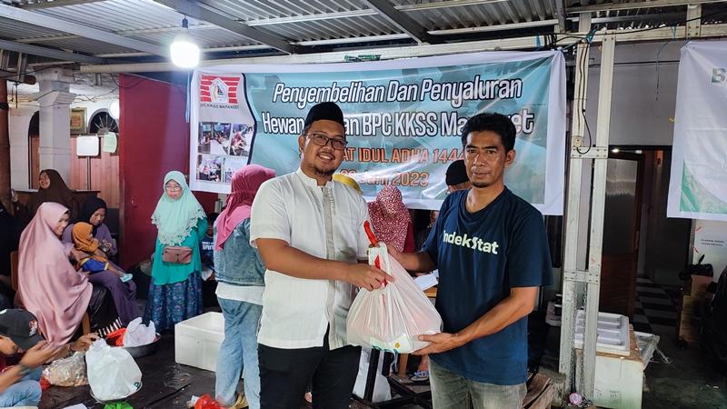 Hari Raya Idul Adha, BPC KKSS Mapanget Manado Berbagi Hewan Kurban, 3 Sapi dan 1 Kambing