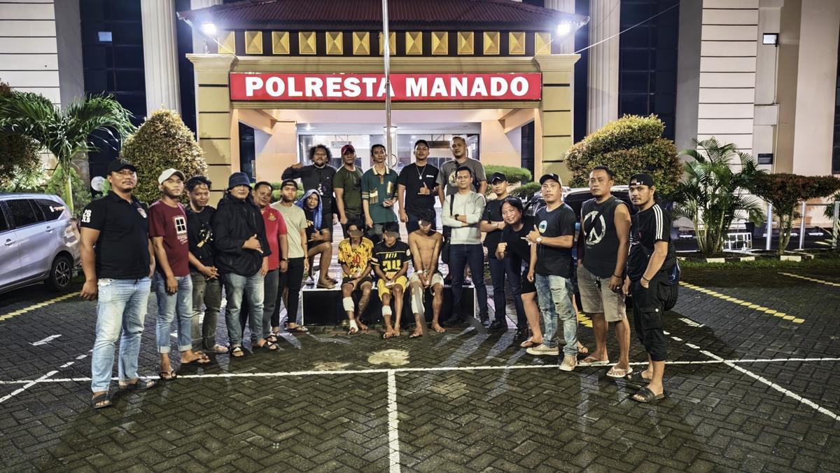 Kronologi 3 Pemuda Keroyok Anggota Polisi dan Warga di Manado Sulut, Berawal Teriak Lalu Bawa Sajam