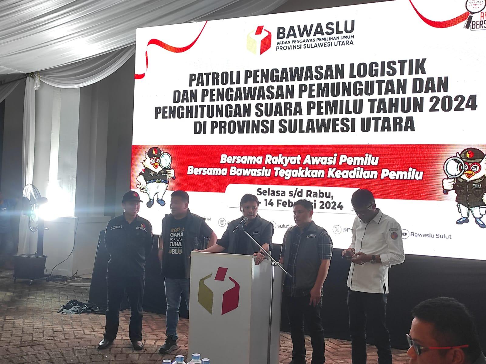 Patroli Pengawasan Pemilu 2024, Berikut Temuan Bawaslu Sulawesi Utara di Hari H Pungut Hitung