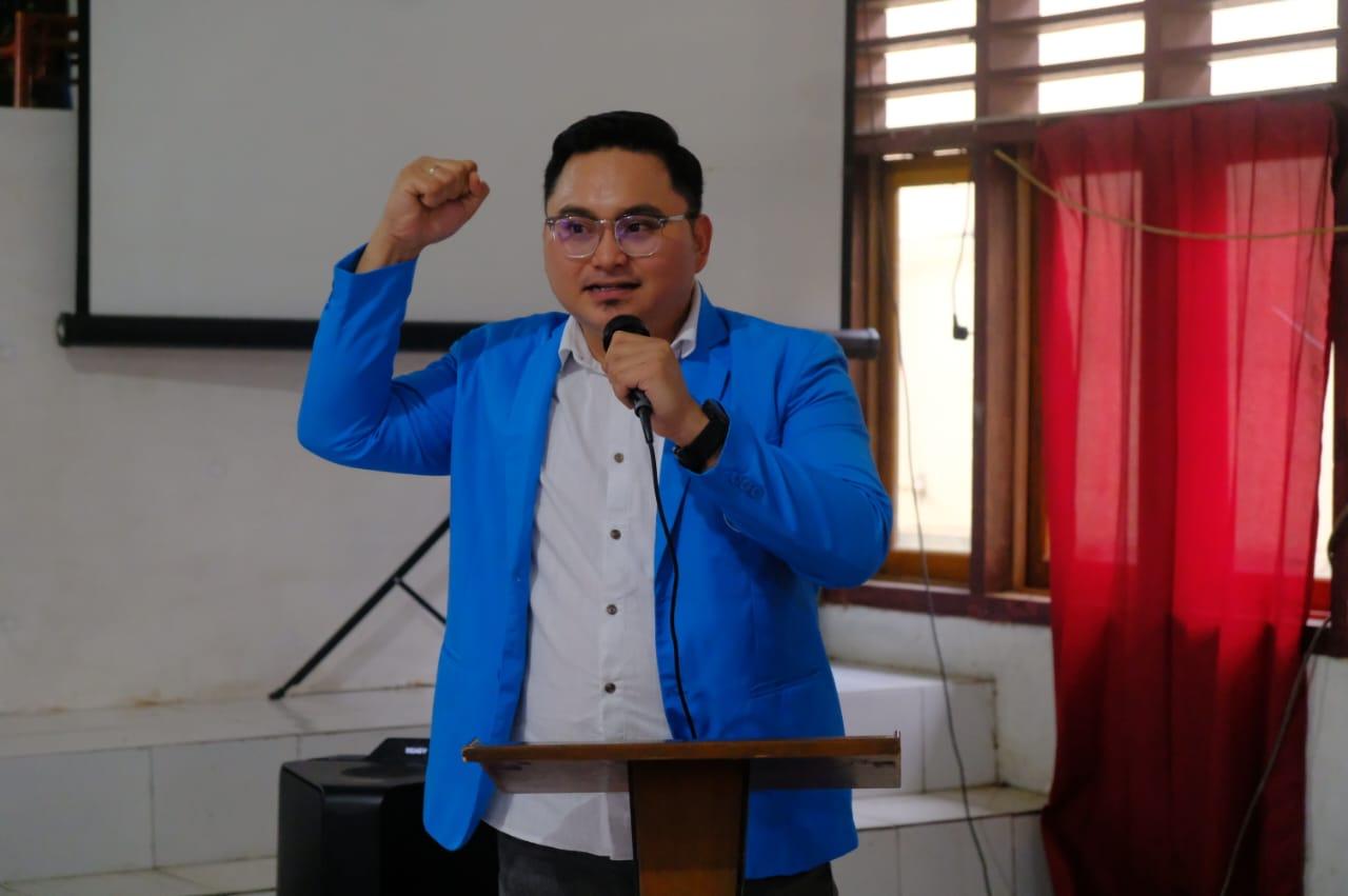 Ketua KNPI Minut Virgino Dondokambey Dukung Suarakan Aspirasi Asal Tak Anarkis