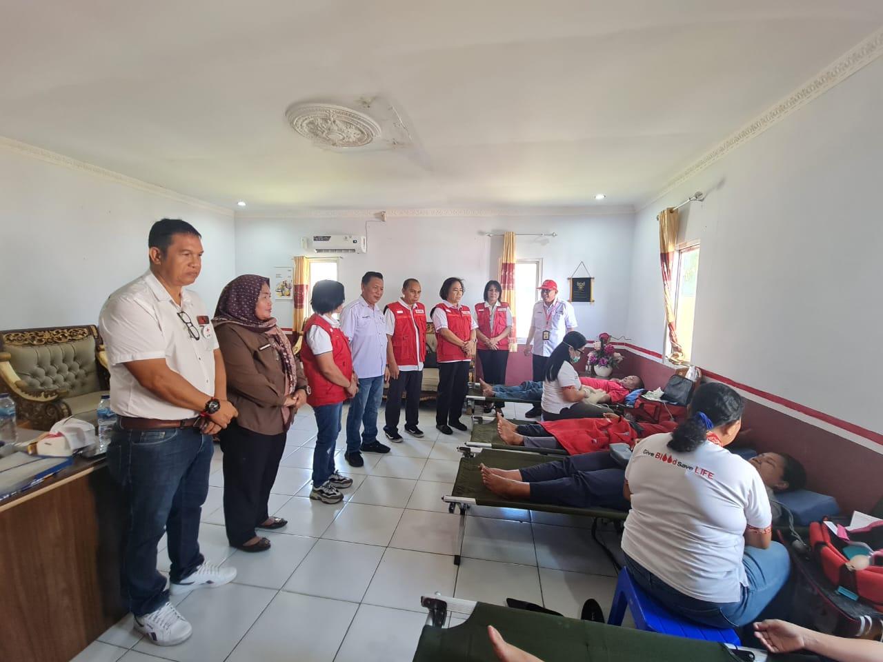 Program Donor Darah PMI Bitung Sulawesi Utara Hampir Rampung di 8 Kecamatan