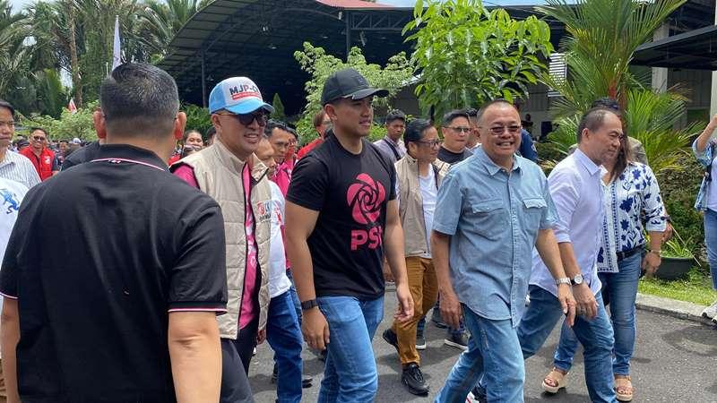 Breaking News : Ketua PSI Kaesang Pangarep Tiba di Tomohon Sulawesi Utara