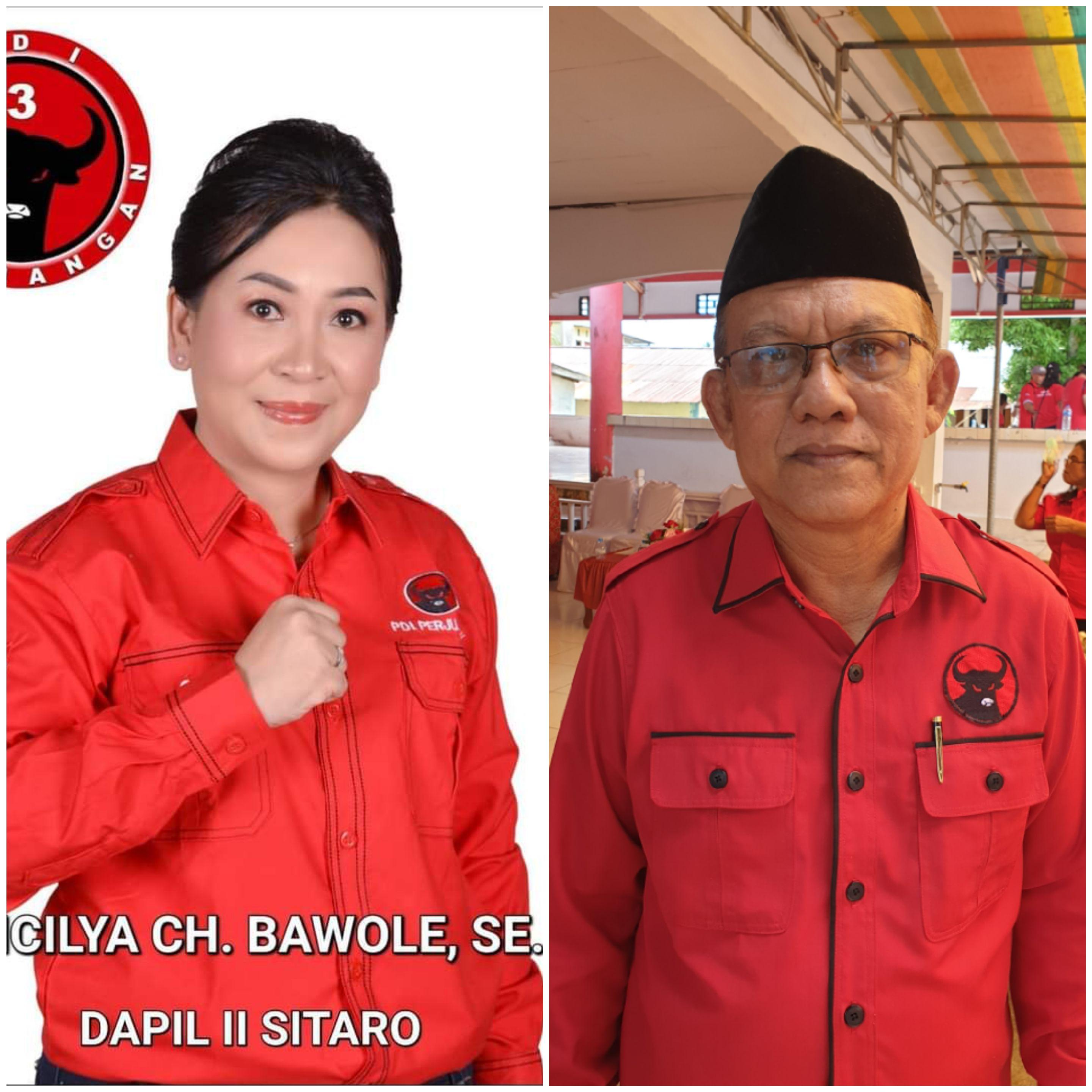 Pendatang Baru di PDIP, Mantan Sekretaris Daerah dan Istri Sekda Bersaing Ketat di Dapil II Sitaro