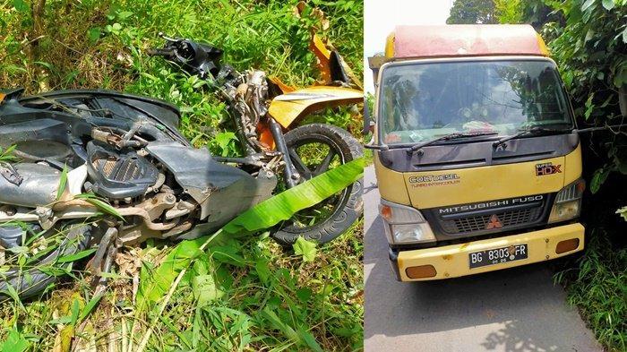 Kecelakaan Maut, Suami Istri Pengantin Baru Tewas, Tabrakan dengan Motor Pelajar lalu Tertabrak Truk