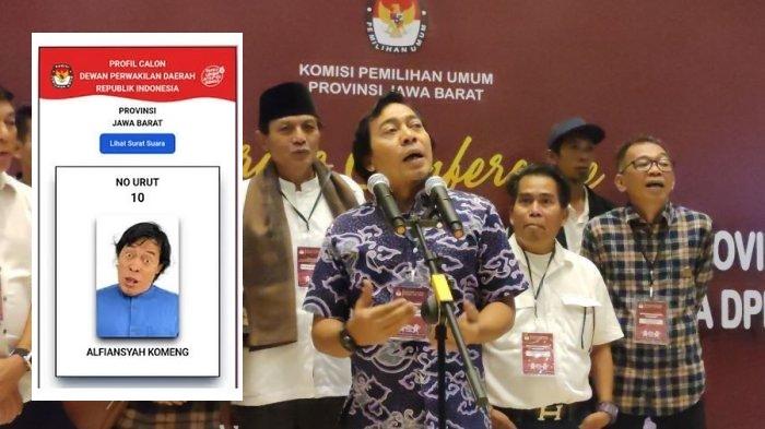 Komeng Beber Alasan Maju Calon DPD RI Jawa Barat, Ada Peran Penting dari Dua Orang Kerabat