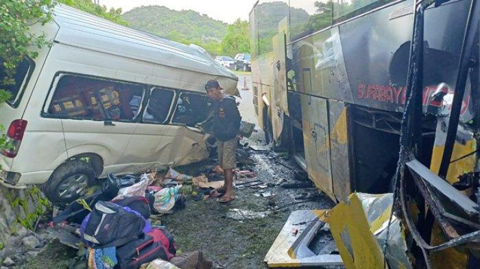 Daftar Nama Korban Kecelakaan Maut Bus Tabrakan dengan Mobil, 6 Penumpang Tewas, 8 Orang Korban