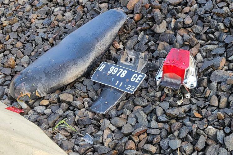 Kecelakaan Maut, Seorang Pengendara Motor Tewas di TKP, Korban Tertabrak Kereta Api