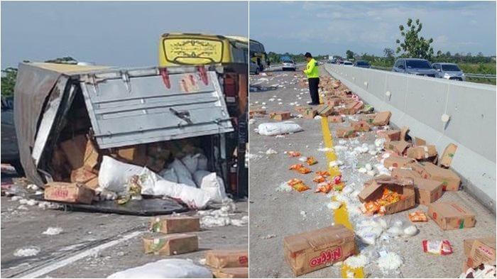 Kecelakaan Maut Pukul 15.00 WIB, 1 Orang Tewas, Bus Tabrak Truk yang Hendak Menyalip