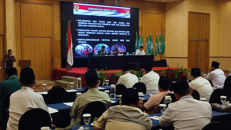 Konfrensi Wilayah XII NU Sulawesi Utara Hari Kedua, Peserta Terima Materi dari Kodam XIII Merdeka