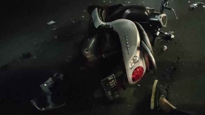 Kecelakaan Maut Pukul 02.00 WIB, Mahasiswa Tewas di Tempat, Motor Korban Tabrak Mobil Minibus Elf