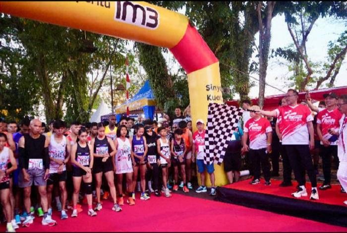 Richard Sualang Lepas Fun Run Half Marathon HUT ke-403 Kota Manado Sulut, Pelari Kenya Jadi Jawara - Tribunmanado.co.id