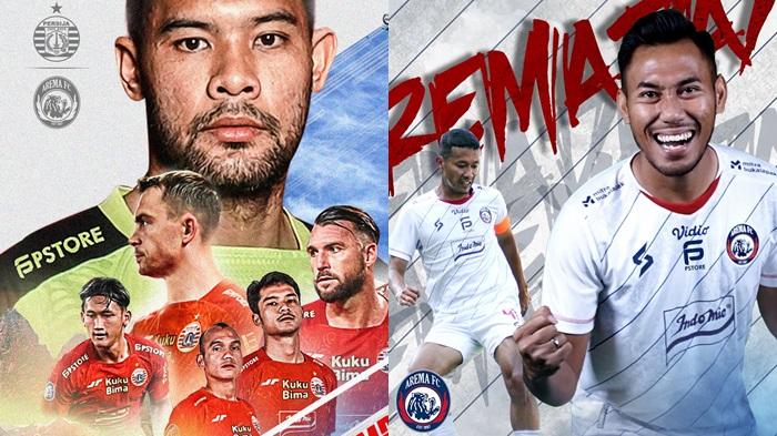 Link Live Streaming Persija vs Arema Sore Ini, Nonton Liga 1 Gratis Disini