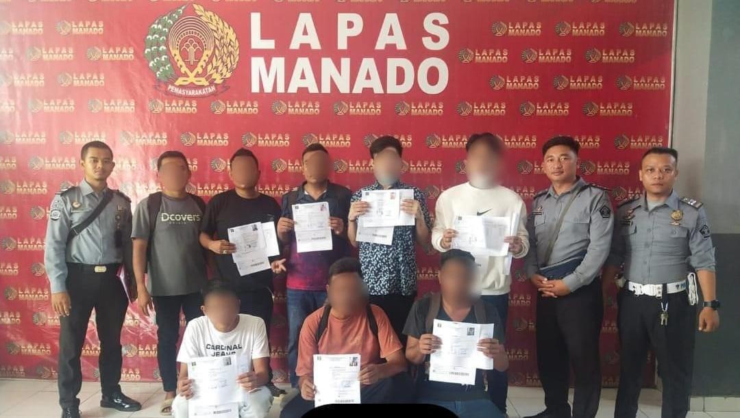 Daftar 8 Narapidana yang Bebas di Lapas Manado