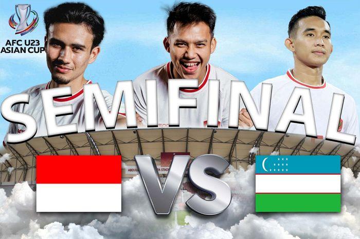 SEDANG BERLANGSUNG Live Streaming Timnas Indonesia vs Uzbekistan, Klik Disini Link Tonton Gratis