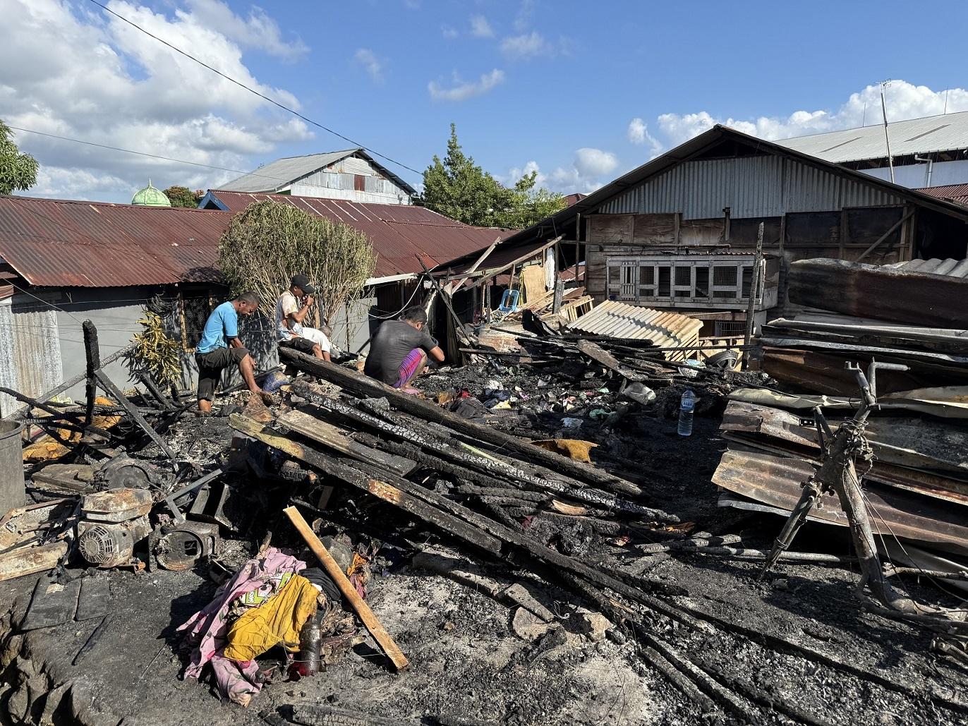 Kronologi Kebakaran 14 Rumah di Singkil Manado, Api Berasal dari Dapur Warga yang Sedang Memasak