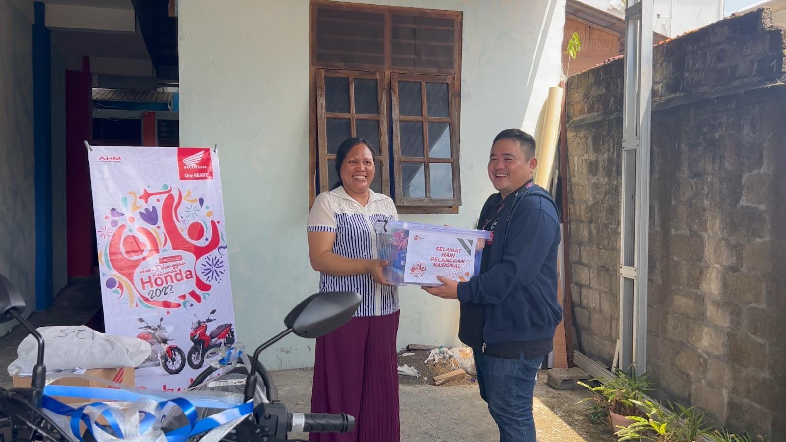 Harpelnas, Manajemen DAW Antar Unit Motor Honda ke Pelanggan Setia
