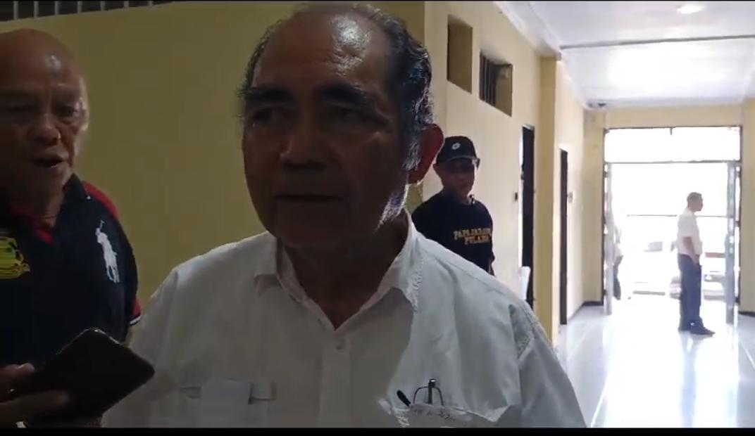 Eks Ketua BPMS GMIM Pdt AO Supit Keluar dari Ruangan Subdit Tipidter Polda Sulut, Ditanya Soal UKIT