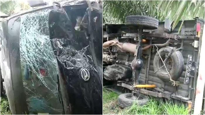 Kecelakaan Maut, Seorang Wanita Tewas, 2 Emak Pemotor Tertabrak Pikap Muatan Pisang