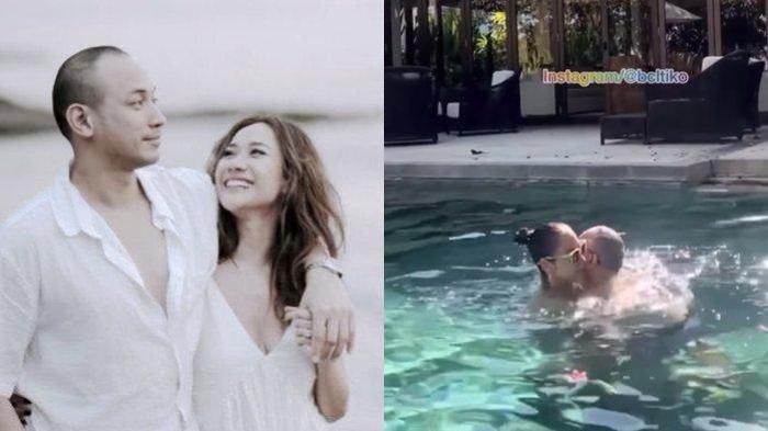 Pamer Kemesraan Mandi Kolam Bersama saat Bulan Madu, BCL dan Tiko Dicibir Netizen