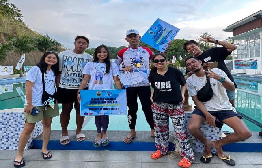 Atlet Freedive Kota  Bitung Sulut Borong 4 Medali, Pecahkan Rekor Nasional di Kejurnas Manado 2026