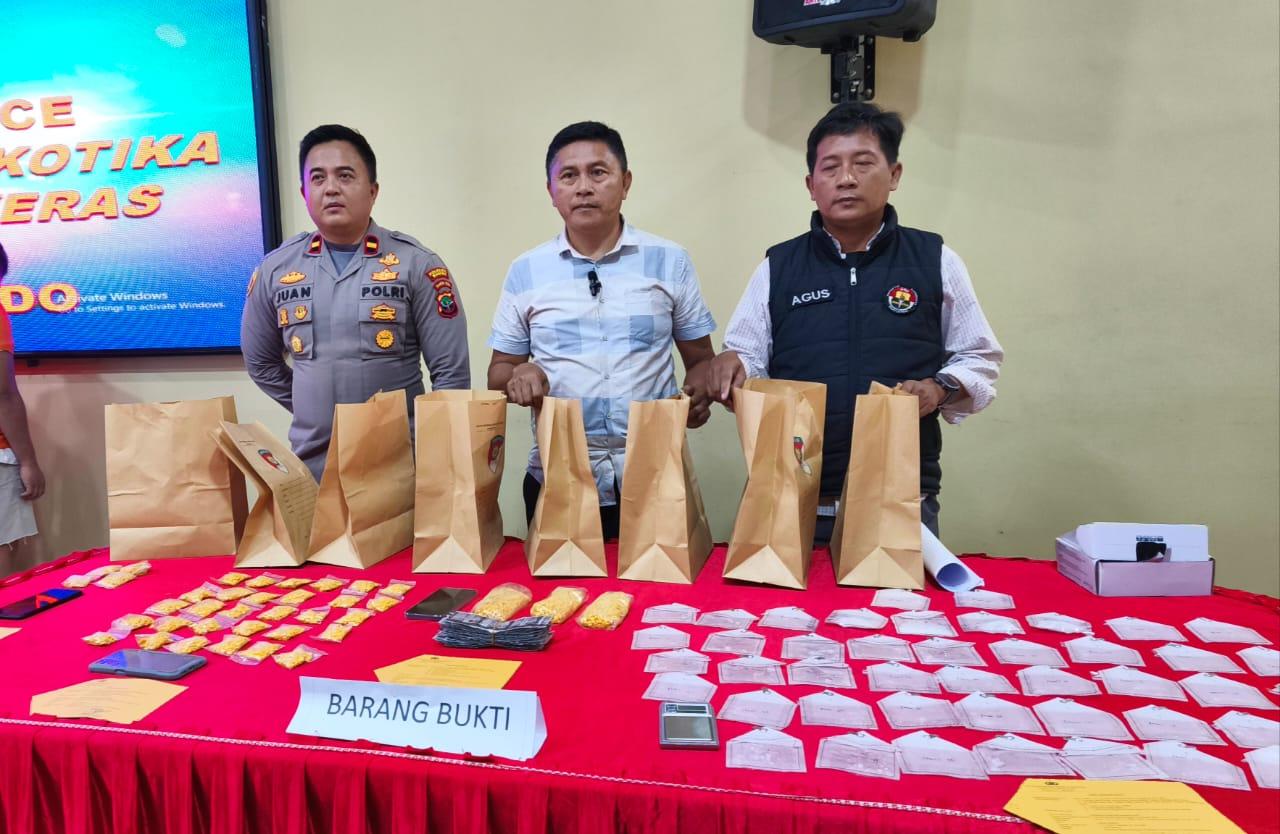 Daftar 12 Kasus Diungkap Satres Narkoba Polresta Manado Januari Hingga April 2025, Ada Narkotika