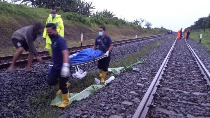 Kecelakaan Maut Pukul 15.33 WIB, Seorang Warga Tewas Tertabrak Kereta, Masinis Klakson Berkali-kali