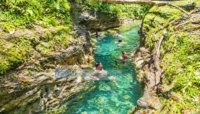 Surga Tersembunyi di Sangihe Sulut, Sungai Lapeto Tawarkan Air Jernih dan Kolam Alami Bikin Betah
