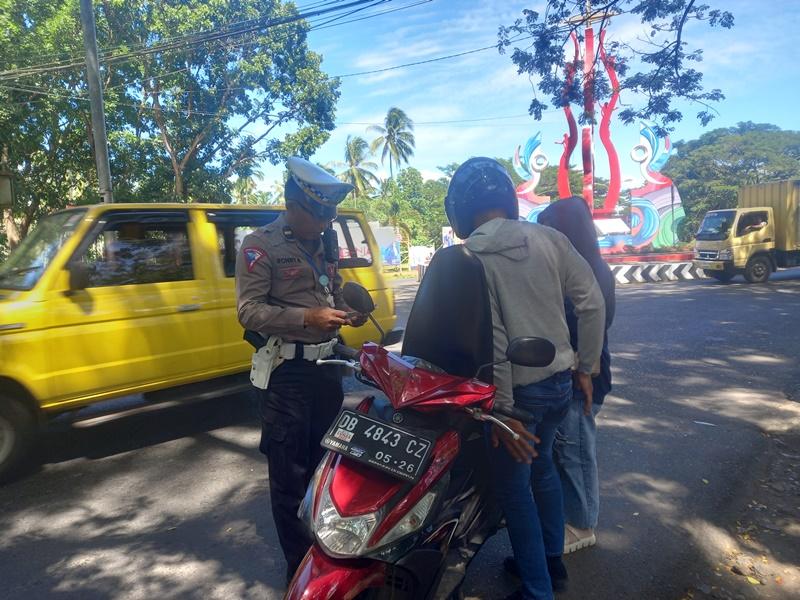 Operasi Zebra Samrat 2023 Selesai Digelar, Satlantas Polres Minut Tilang Ratusan Kendaraan