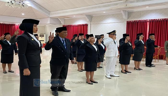 Daftar Lengkap Nama 16 Pejabat yang Dilantik Bupati Michael Thungari di Lingkungan Pemkab Sangihe - Tribunmanado.co.id