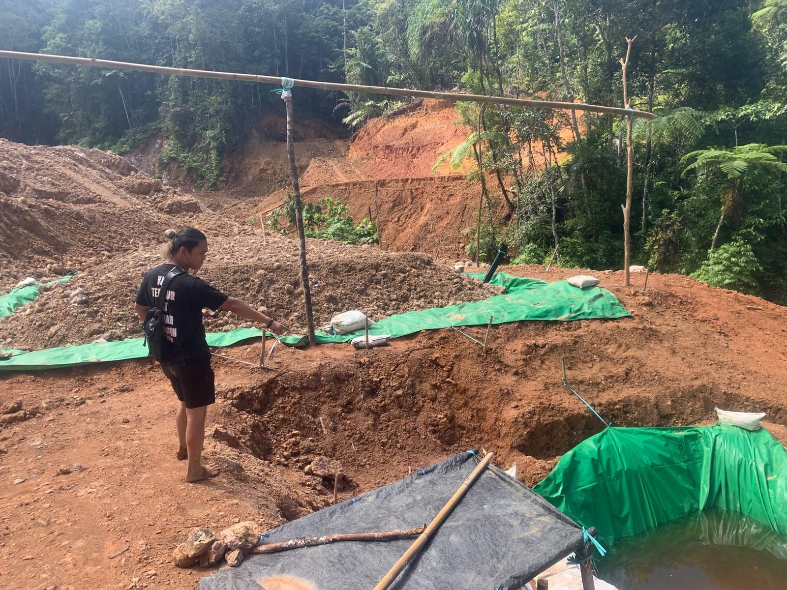 Ancam Kelestarian Lingkungan, Polres Boltim Tertibkan PETI di Mintu Atoga Kecamatan Motongkad - Tribunmanado.co.id