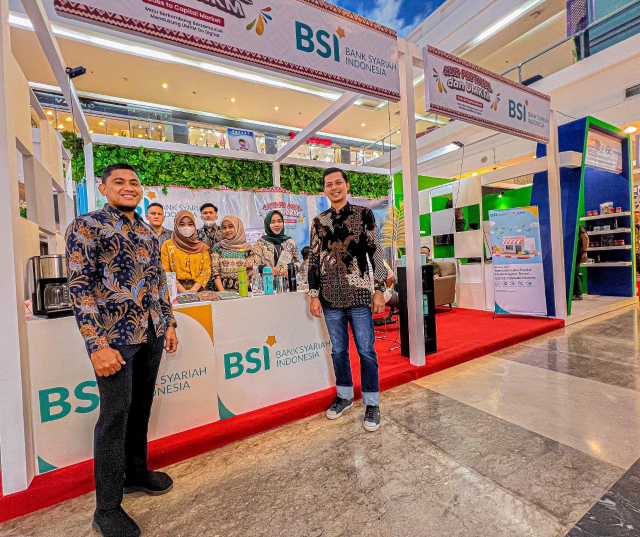 BSI Area Manado Hadir di KUR Festival & UMKM Goes To Capital Market, Makin Agresif Pembiayaan Mikro