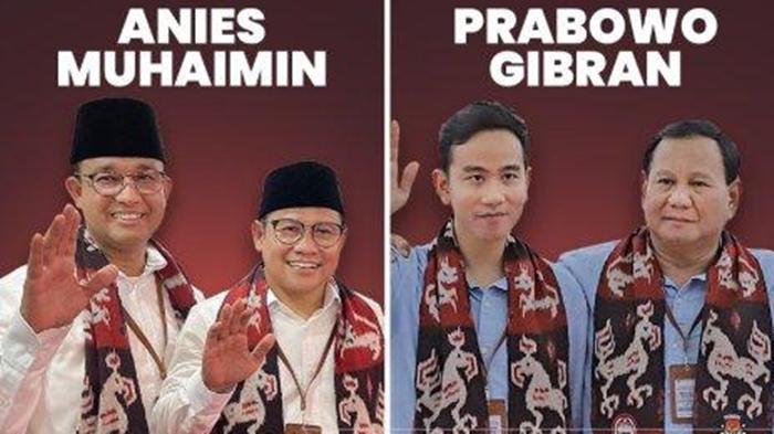 Anies-Muhaimin vs Prabowo-Gibran di Putaran Kedua, Hasil Survei Terbaru Jelang Pencoblosan