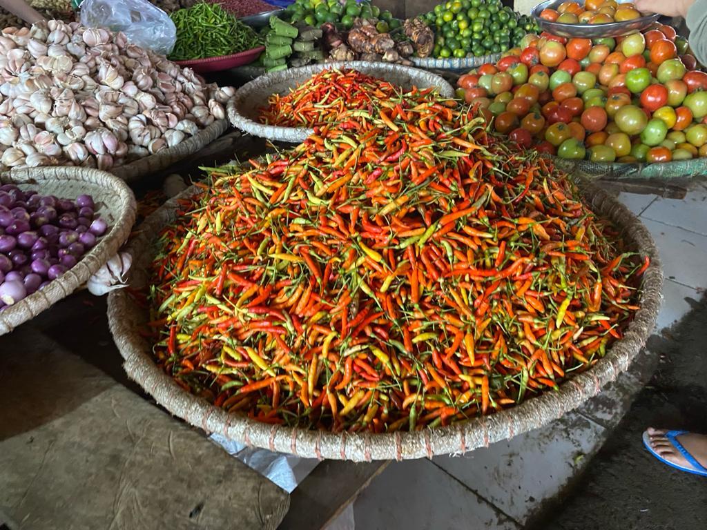 Harga Cabai Rawit di Pasar Langowan Minahasa Sulawesi Utara Masih Tinggi