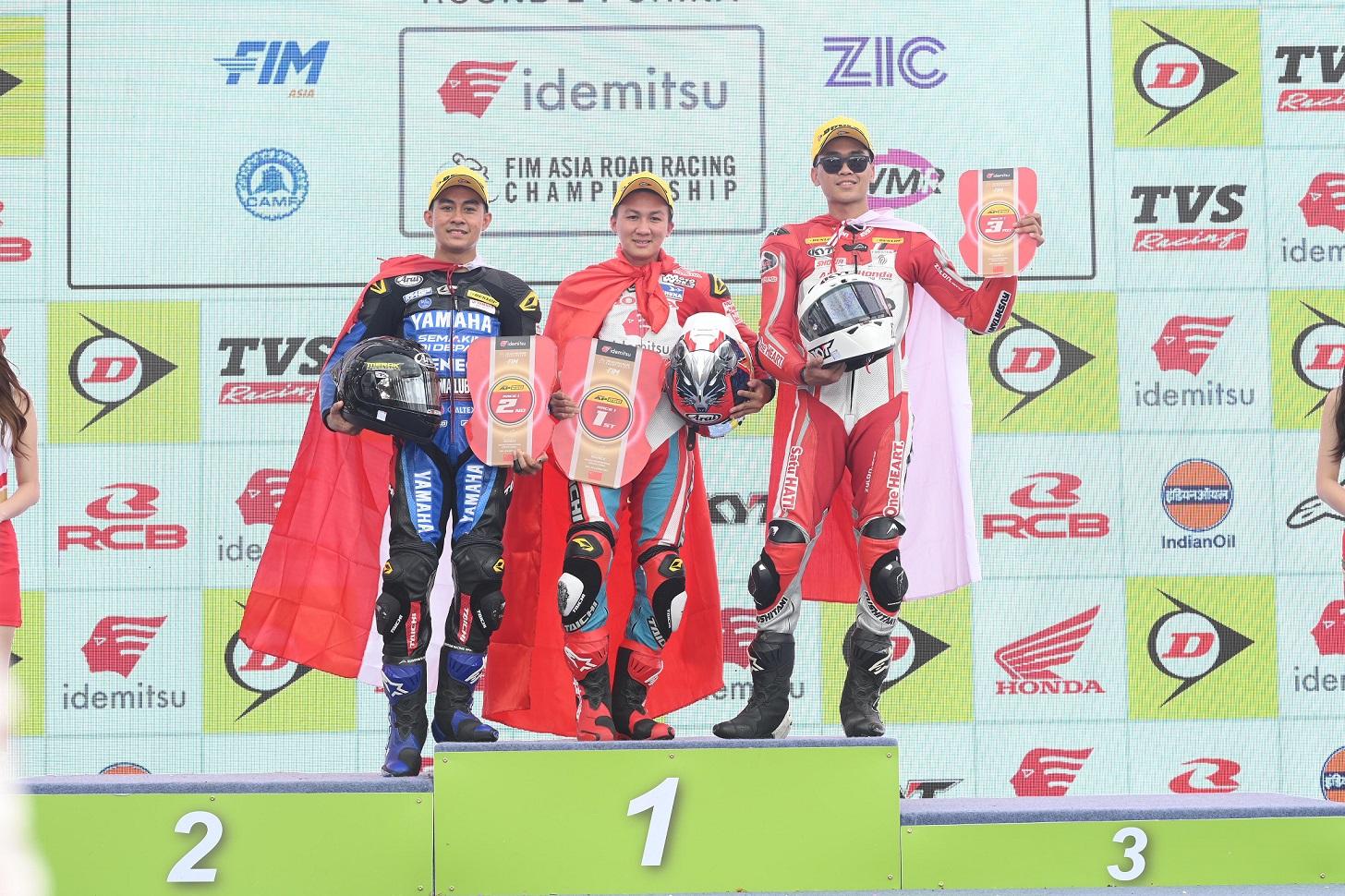 Pakai CBR250RR, Pebalap Astra Honda Kibarkan Merah Putih di ARRC China