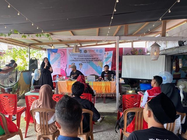 Dispar Bolsel Sulawesi Utara Gelar Pelatihan Desain Grafis Kemasan Produk Ekonomi Kreatif 2022