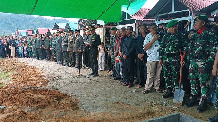 Jenazah Pratu Afrio Setiawan Sudah Dimakamkan di Kampung Halaman, Desa Mopuya Utara Satu, Bolmong
