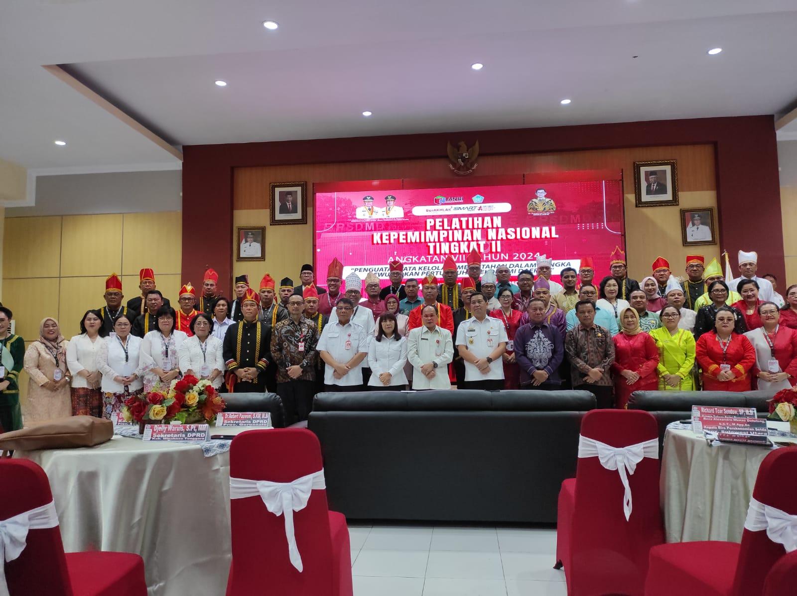 Sekda Kota Kotamobagu Hadiri Pembukaan Diklat Pimnas II Tahun 2024