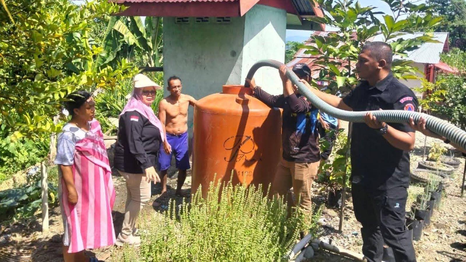 50 Keluarga di Desa Komus 2 Timur Boltara Dapat Bantuan Air Bersih, Sudah Alami Kekeringan - Tribunmanado.co.id