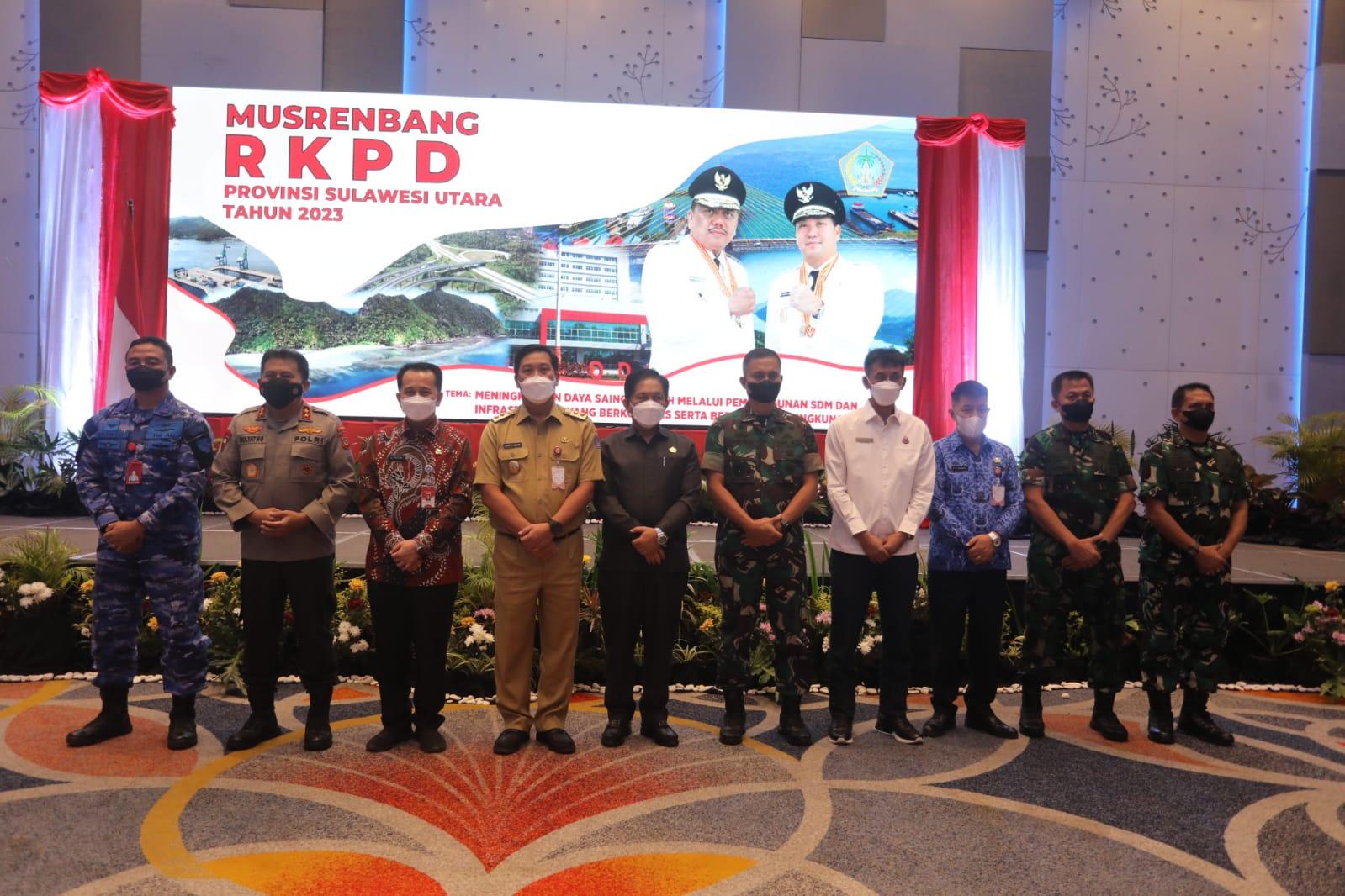 Wagub Steven Kandouw Gaungkan Sinergitas di Musrenbang RKPD Sulut 2023