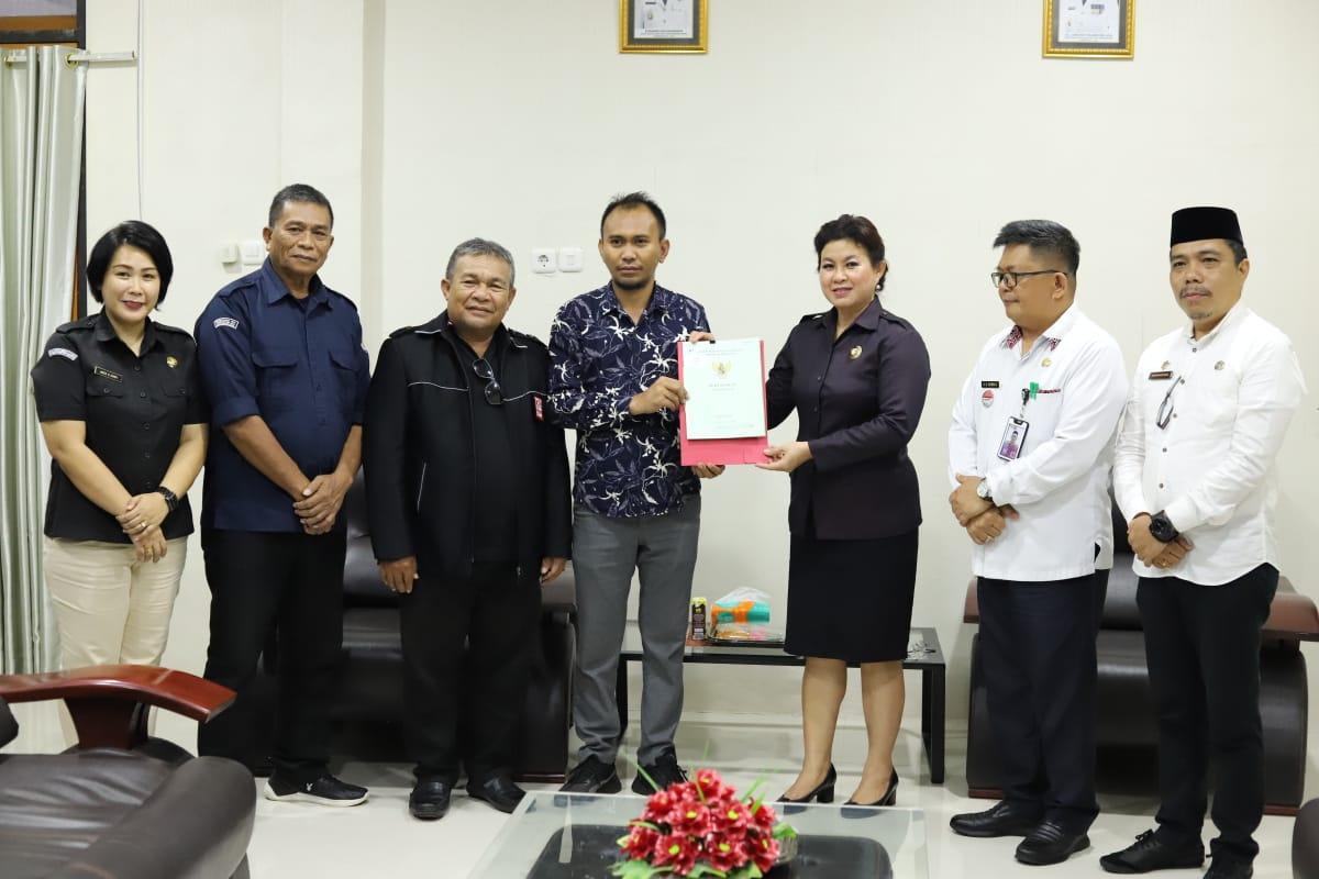 KPU Terima Hibah Lahan dari Pemkab Sitaro, Segera Usulkan Pembangunan Gedung Kantor